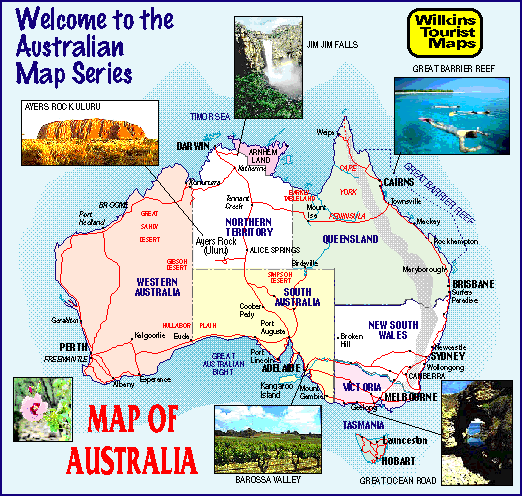 map of australia. Map of Australia